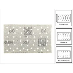 Mirka, Schleifmittel, IRIDIUM Schleifstreifen Grip 81x133mm K80, 100 Stk. ( 246B109980 ) (80)