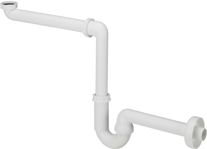 Viega Röhrengeruchsverschluss 606237 G 1 1/4 x 40 mm, Kunststoff weiß, raumsparend