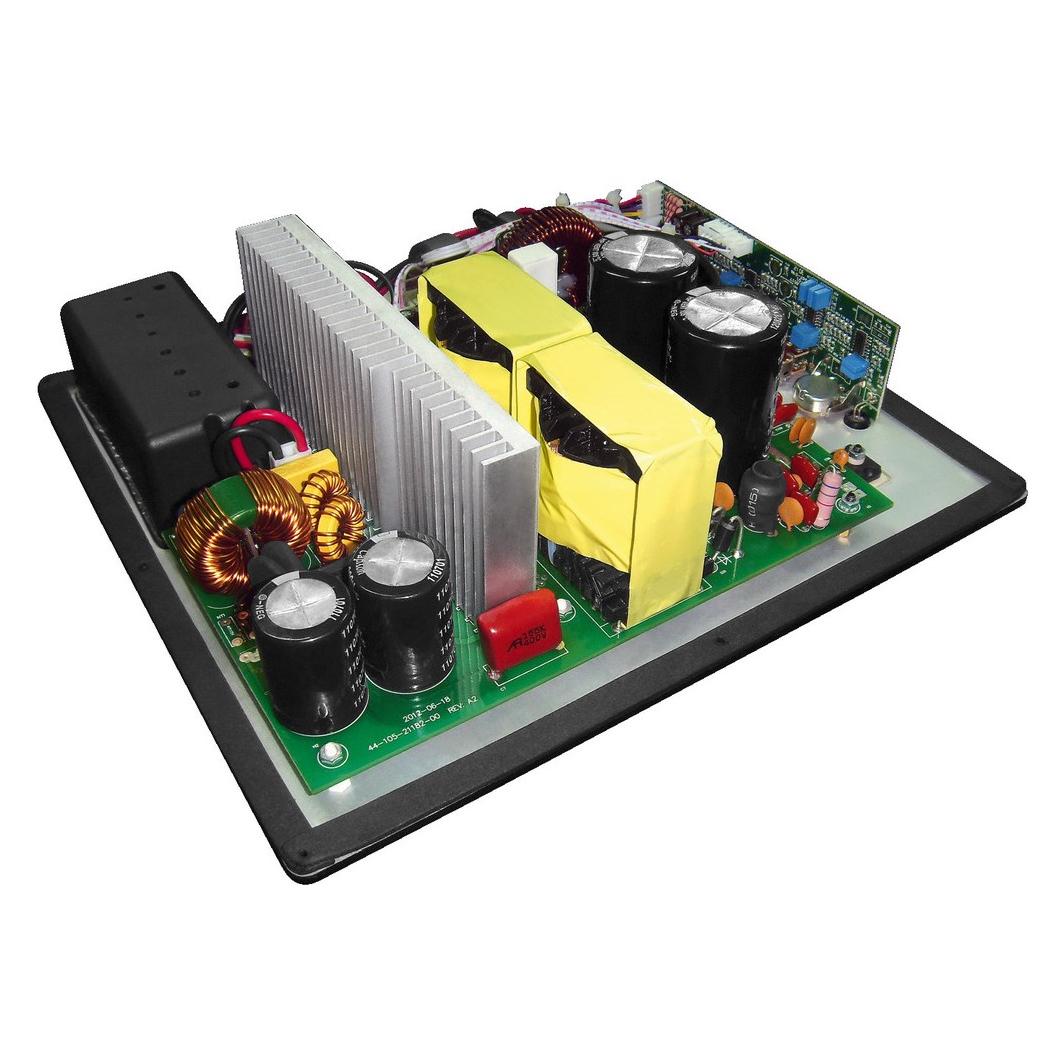 Monacor Subwoofer-Aktiv-Modul, 500 Watt, Digital Klasse D (Endstufe, Verstärker) (SAM-500D)