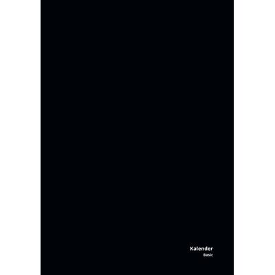 Kalender Basic - Wochenplaner, undatiert - Umschlag schwarz, Hardcover Fadenbindung, 19 x 27 cm, 132 Seiten, Gebundene Ausgabe von Vera Fechtig, BoD –
