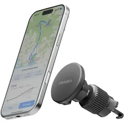 Energea Inductive Charger Magdrive Kit 15W for windshield/vent grille/dashboard black, Auto Adapter, Schwarz