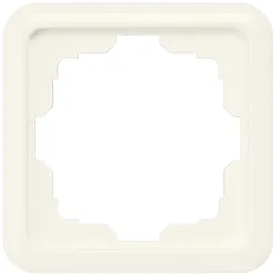 Siemens 5TG1761 DELTA profil silber Rahmen 1-fach, mit großem Ausschnitt, 80x80 mm
