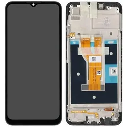 realme LCD + Touch + Frame für RMX3231 C11 (2021) - cool grey, Weiteres Smartphone Zubehör, Grau
