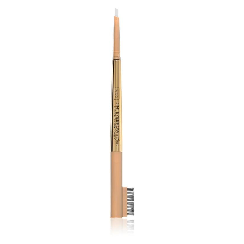 Wibo 3In1 Eyebrow Stylist Eyebrow Pencil With Comb 1 Soft Brown (Soft Brown) (5901801643944)