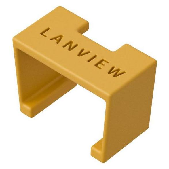 Lanview SmartClicks Clips 20pcs Yellow (LVT-SC-Y)