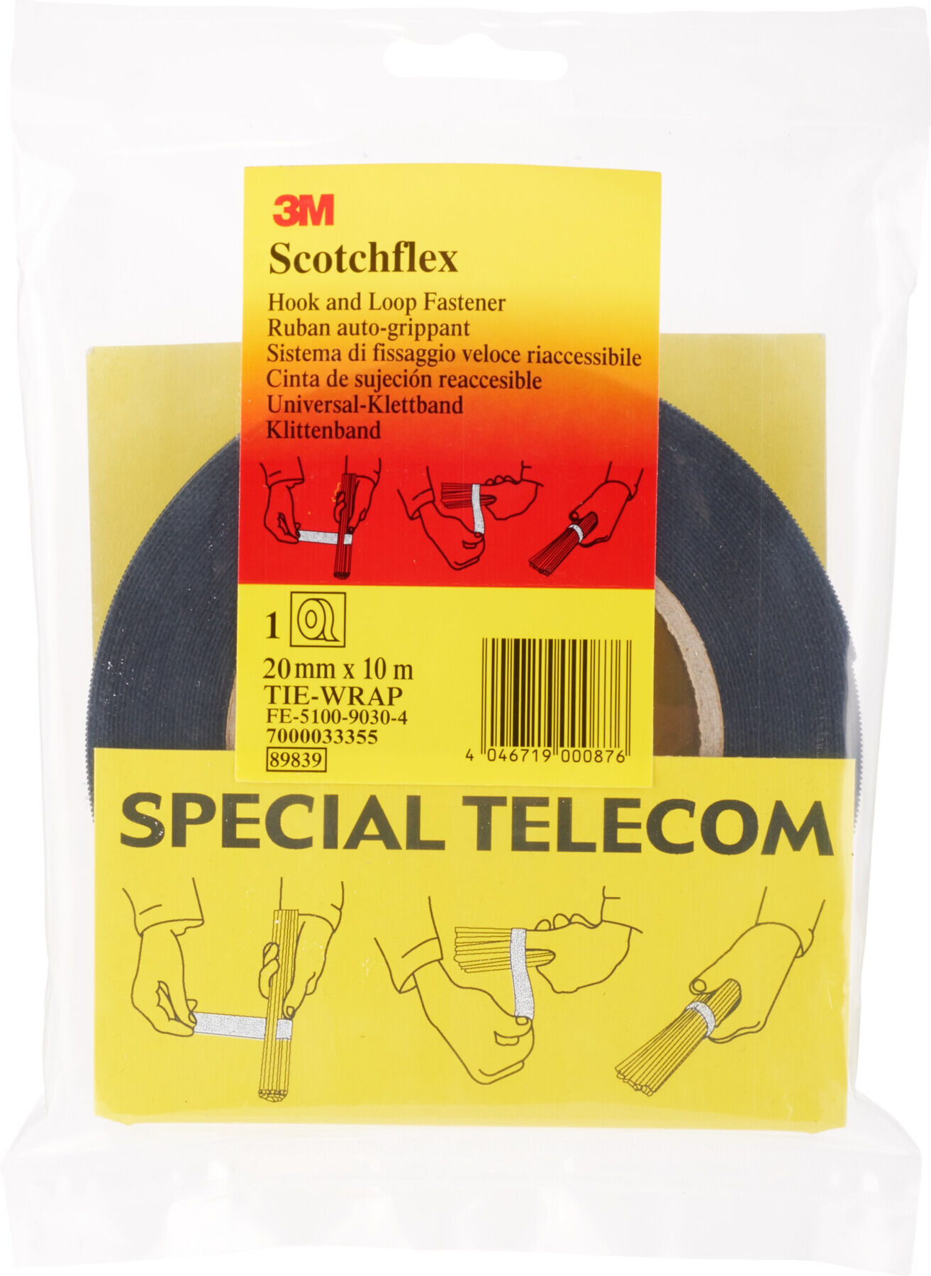 3M Deutschland Klettband 20 mm x 10 m FE510090304 (7000033355)