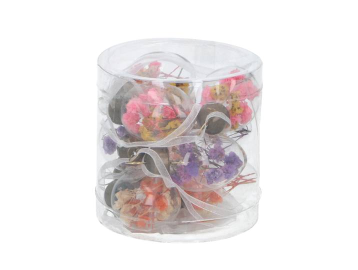 Osterdeko Ostereier Set Glas 9-teilig 8 cm bunt