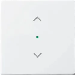 Busch-Jaeger Wippe 1-f Symbol Jalousie studioweiß 6232-10-84