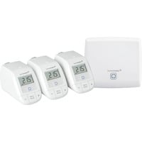 Smart Home Starter Set Heizen weiß, Homematic IP Access Point (HmIP-HAP), 3x Homematic IP Heizkörperthermostat - basic (HmIP-eTRV-B)