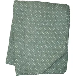Krasilnikoff Quilt, Micro Dots, Dusty Green, 180 x 130 cm