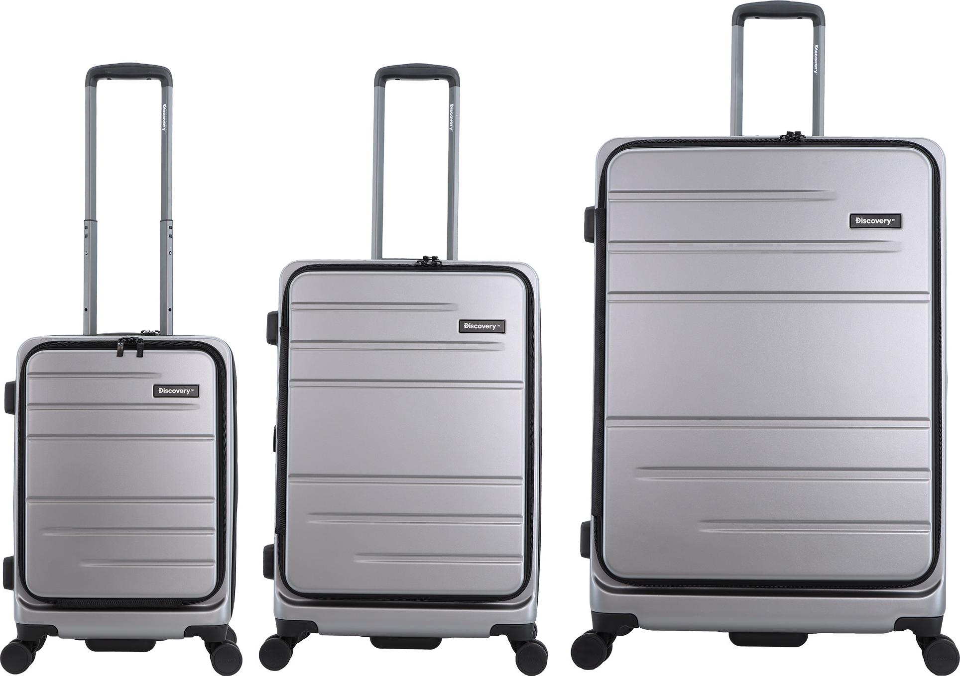 Discovery Koffer (Set, 3-tlg.) Patrol mit ausziehbarem Teleskopgriff silver One Size