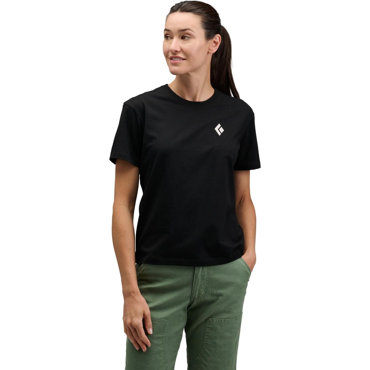 Black Diamond W Equipment FOR Alpnst SS Tee black (0002) LRG AP7301920002LRG1