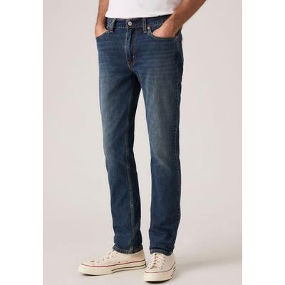 Slim-fit-Jeans LEVI'S "511 SLIM", Herren, Gr. 29, Länge 32, blau (river bank cool), Denim/Jeans, Obermaterial: 99% Baumwolle, 1% Elasthan, slim fit lang, Jeans Slim-fit-Jeans, mit Stretch, Topseller