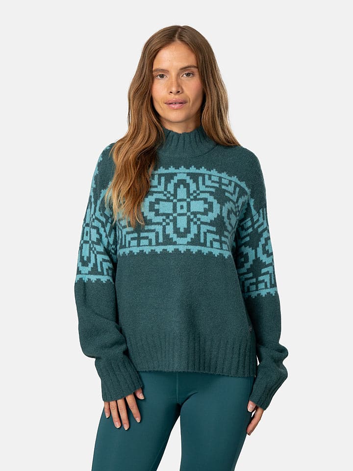 KARI TRAA Pullover "Disa" in Petrol - S