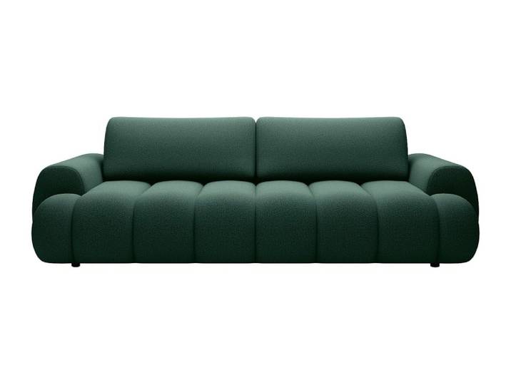 Canapé convertible polyester 4 places vert sapin}