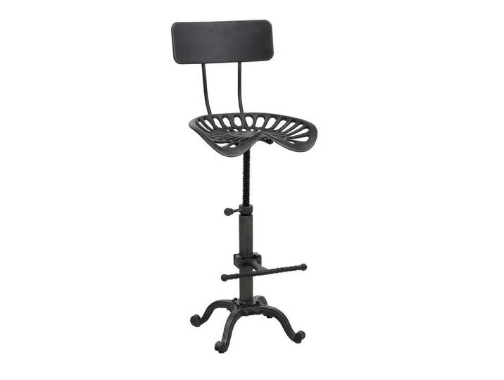 PROREGAL® Barhocker Sitzhöhe 50-64cm höhenverstellbar & drehbar, Farbe, ein echter Hingucker im Industial-Stil