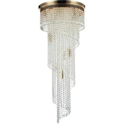Kronleuchter Cascade Goldfarben max. 60 Watt