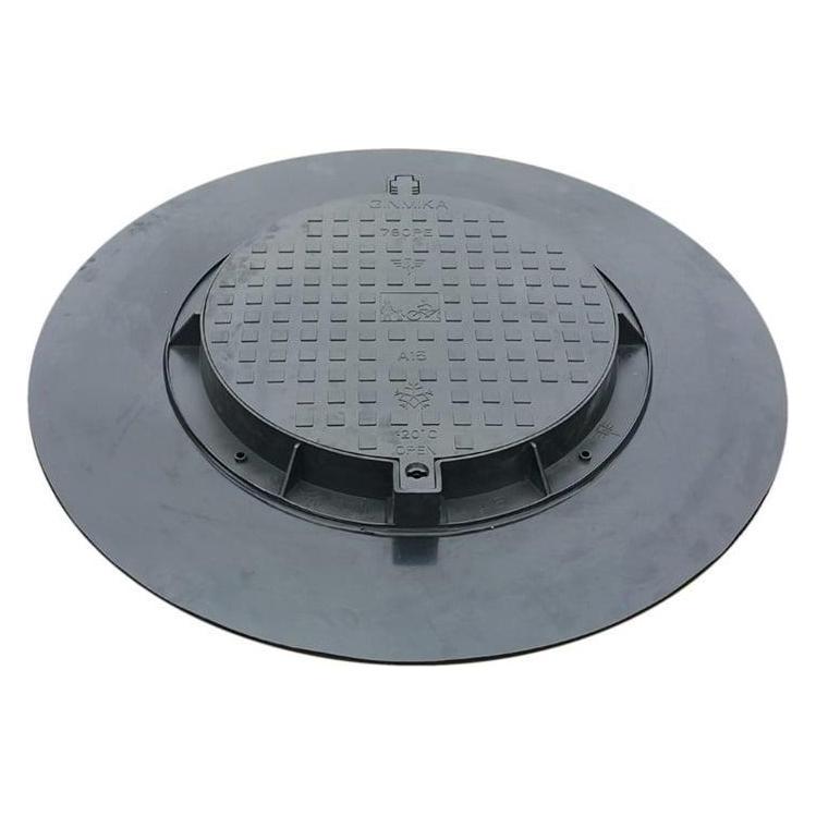 Ginmika GARDEN SEWER COVER 780PE-B-PL1 A15 BLACK (780PE-B-PL1)