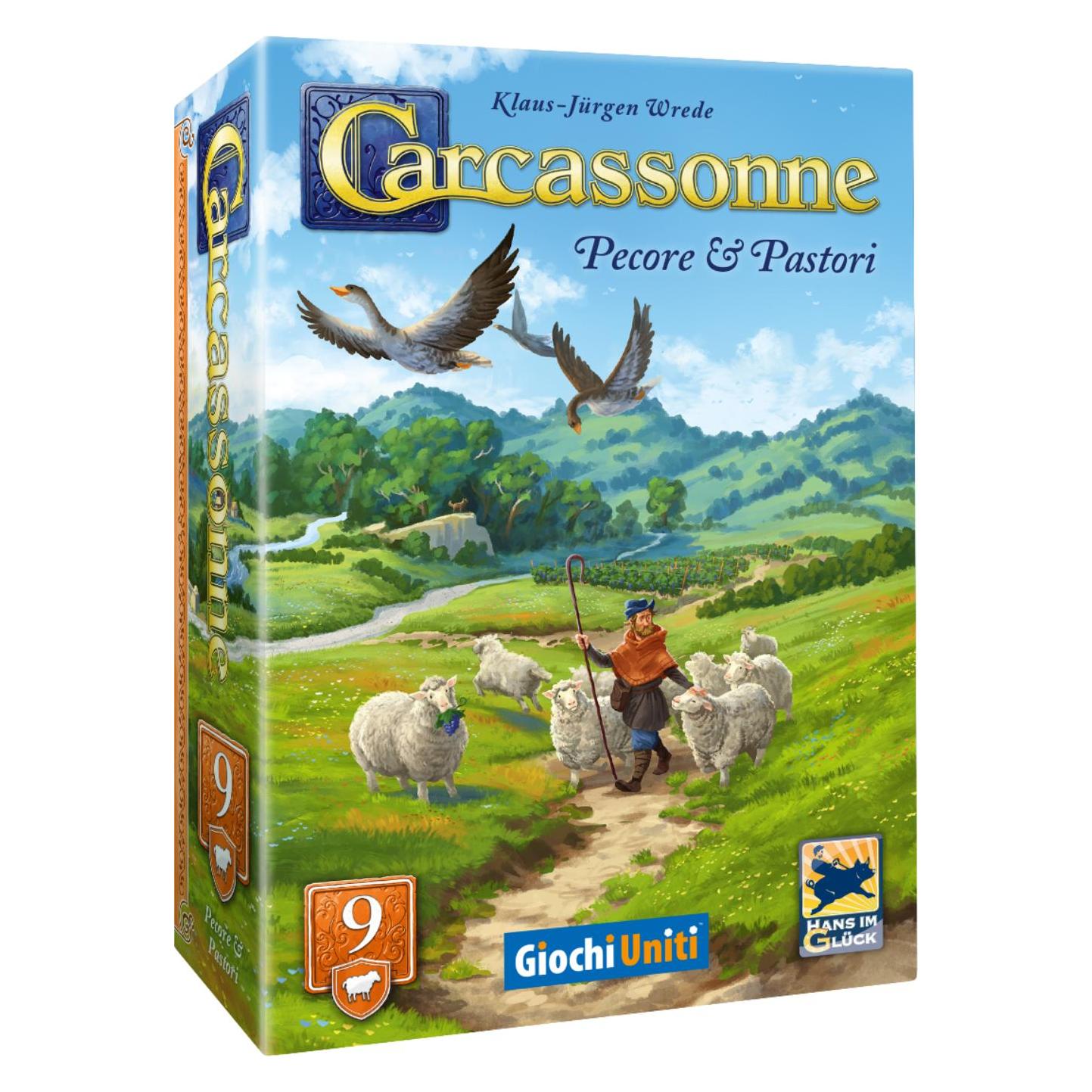 Giochi uniti Carcassonne Revival: Pecore E Pastori 9 (Italienisch, 1 - 9 Spieler) (62906007)