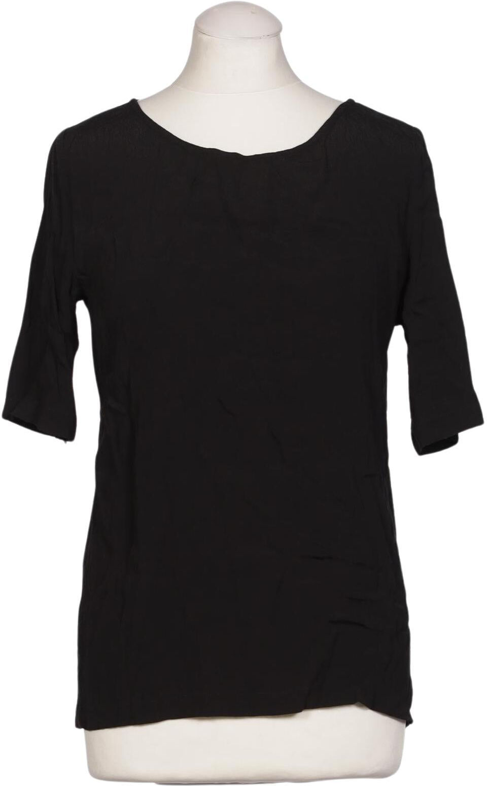 Minimum Damen Bluse, Schwarz, Gr. EU 38, Viskose - Second Hand