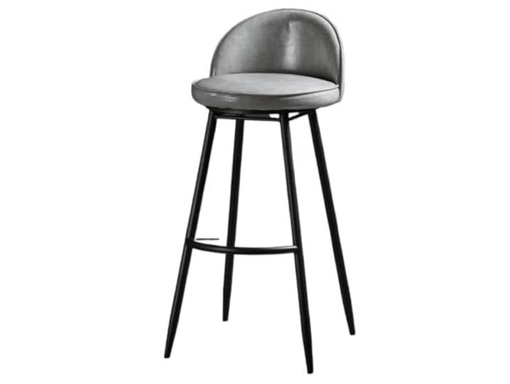 VNCdfhETs Barstuhl 2er Set Barhocker Pu-Ledersitz Metallfuß Barstuhl 360° Drehbar Hohe Hocker rutschfest Barhocker(C,Seat Height 75cm)