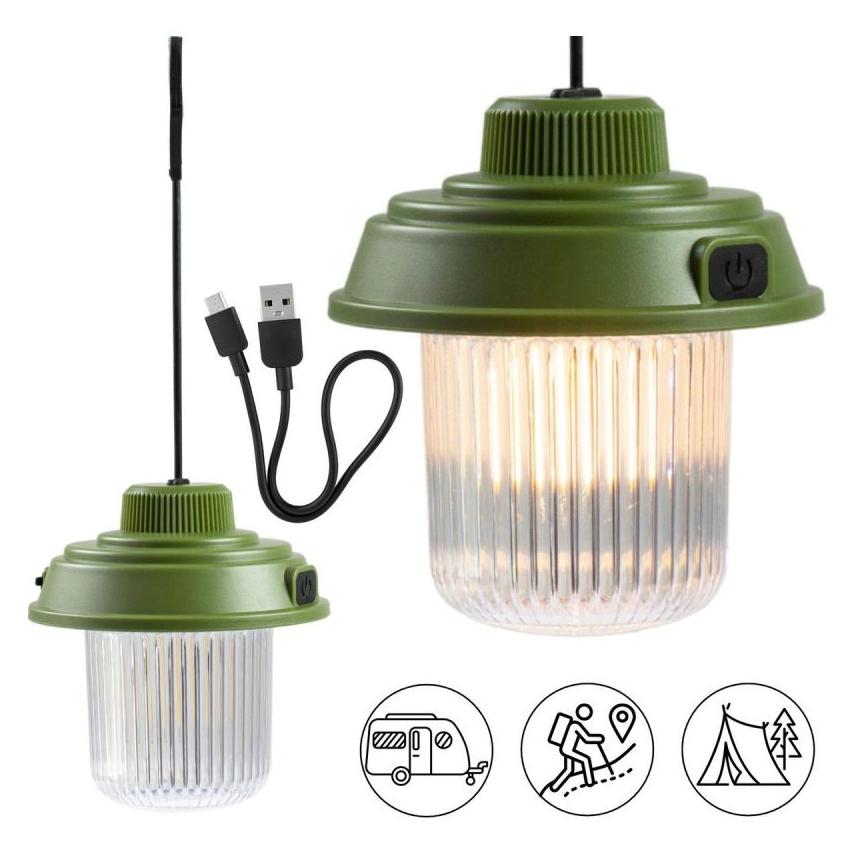 Redcliffs Latarka Lampa Camping Baterie Khaky (57387809)