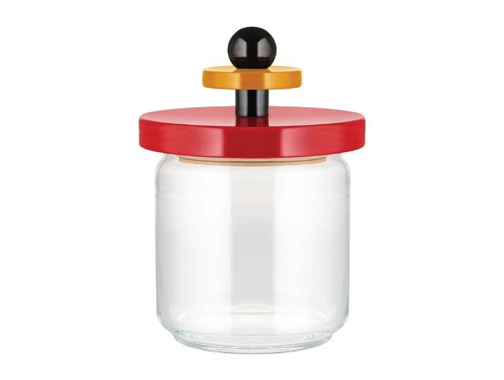 Alessi Bocal de rangement Twergi 0,75 L Rouge