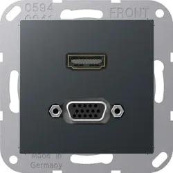 Jung Multimediadose HDMI + VGA MA A 1173 ANM MAA1173ANM