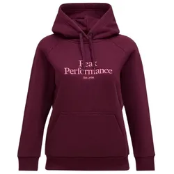 Peak Performance Damen Original Hood PORTO - S - rot - S