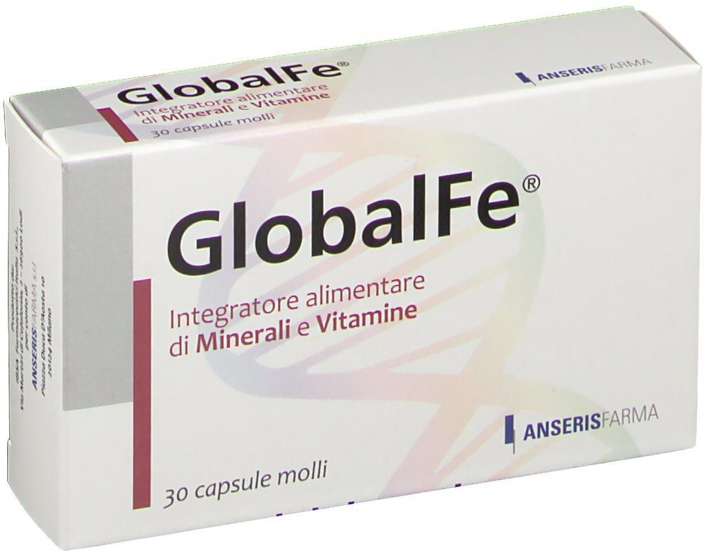 ANSERIS FARMA Srl Globalfe Integratore Alimentare 30 Capsule