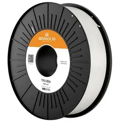 Bedrock 3D TPU-2101b075 TPU 85A Natural 2.85 mm 750 g Filament TPU 2.85 mm 750 (TPU, 750 g, 2.85 mm), Filament, Transparent