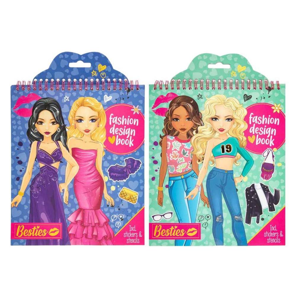Grafix Besties Fashion Designer Buch Neon - 20 Blatt (78032758)
