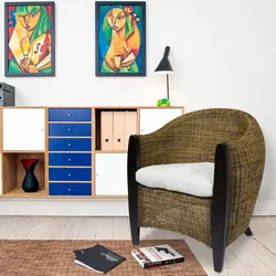 Sedex SEDEX Bari Rattansessel Handgefertigt aus Rattan Bicolor mit Holzgestell