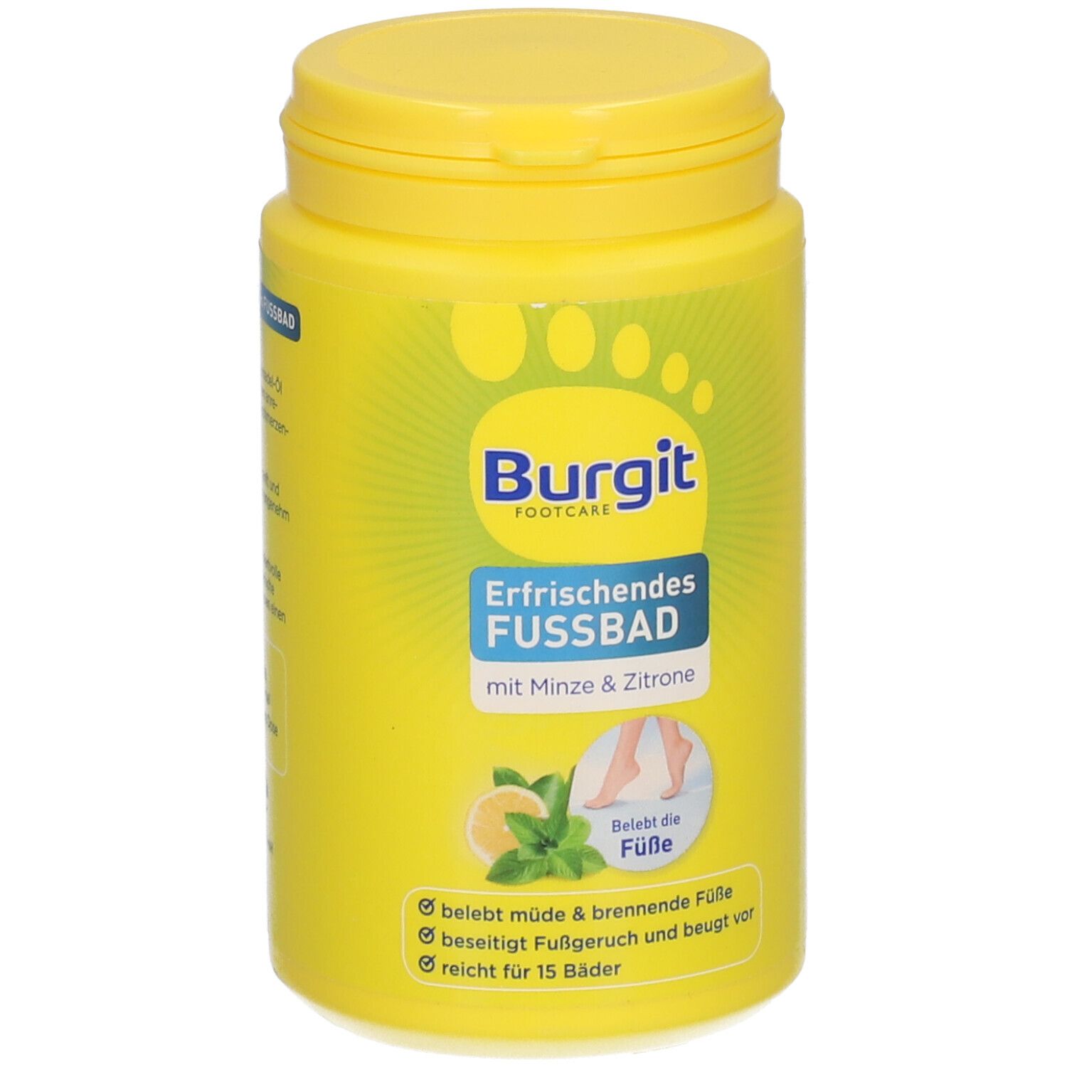 Burgit Fussbad Erfrischend 250 g Fußbad