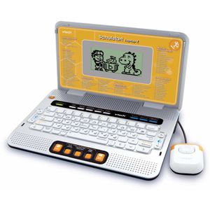 vtech 109744 Lerncomputer Schulstart Laptop E, 6-8 Jahre, mit 160 Lernspielen in Deutsch & Englisch