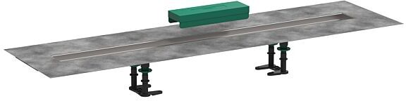 Hansgrohe uBox universal Installationsset 56014180 100 cm, für Duschrinnen Fertigsets
