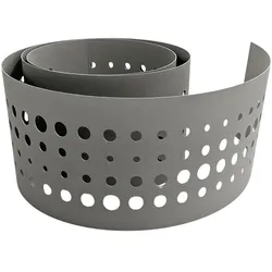 zaun|zu® Sichtschutzstreifen zaun|zu PREMIUM dekor Pulse Sichtschutz Steingrau 2,55m