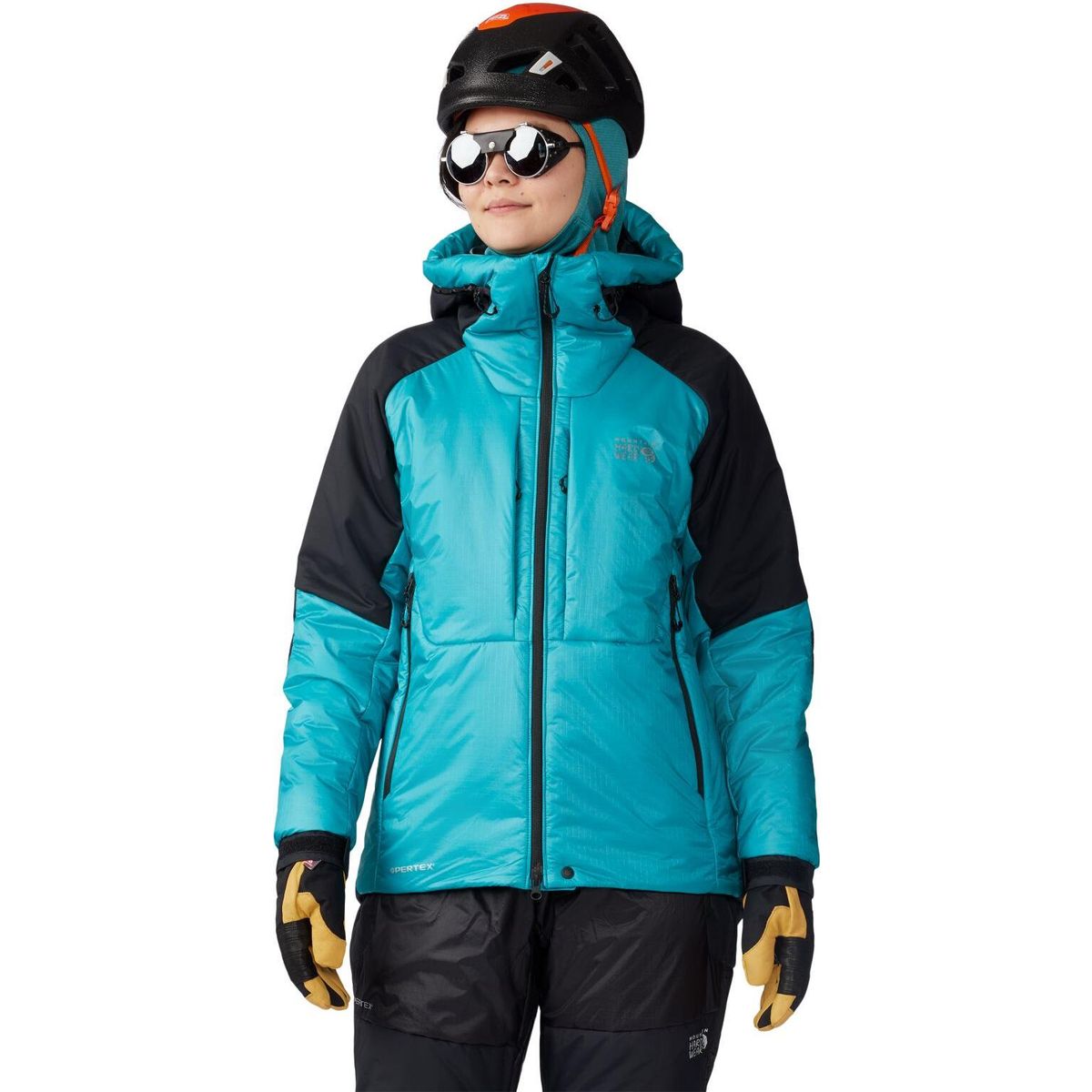 Mountain Hardwear Compressor Alpine Hooded Jacket synth green, black (360) XL 204308-360-XL