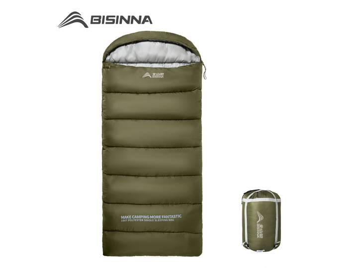 BISINNA Camping sac de couchage léger enveloppe chaude sac à dos adulte sac de couchage pour voyage en plein air randonnée