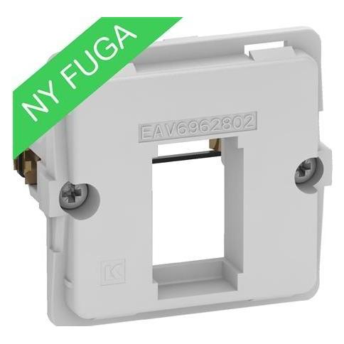 LK Dataudtag FUGA T1 - 1 modul indsats, for 1 stk. Keystone konnektor (L), leveres uden (AAK588D0706)