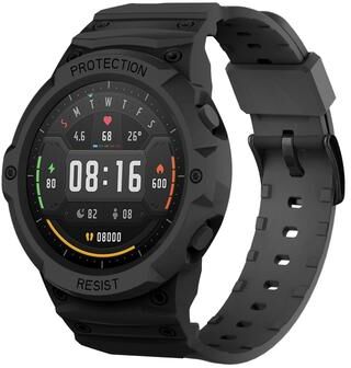 Everyday Crate Xiaomi Watch Color Sport TPU Watch Band Case Protective Armor Unibody Replacement Strap black