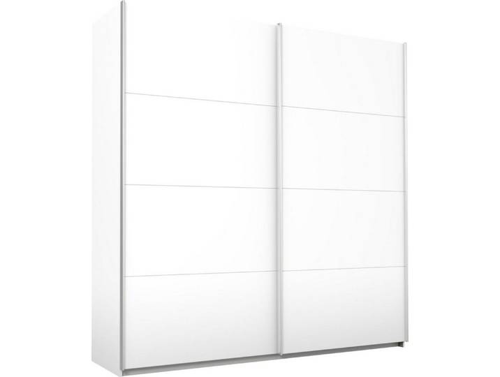 rauch Schwebetürenschrank Quadra Kleiderschrank Schrank Gaderobe mit Möglichkeit zur individuellen Frontgestaltung, leichtgängige Türen