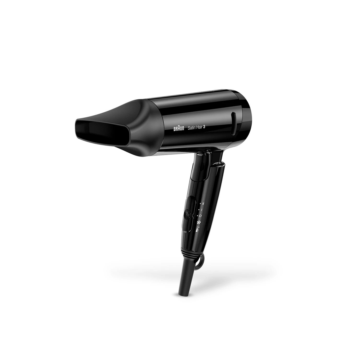 Braun HD350 Satin Hair 3 Haartrockner 1600 W (Schwarz) BRHD350E