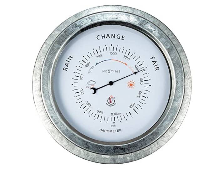 Orchid Garden Barometer, Zilver