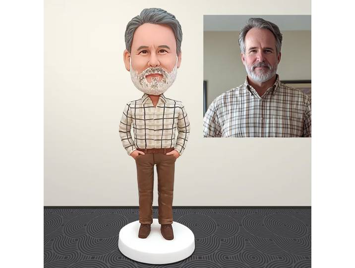 Bobblehead pour hommes personnalisés, bobblehead de petit ami personnalisé, cadeaux de mari personnalisés, cadeaux de père personnalisés, cadeaux pour g
