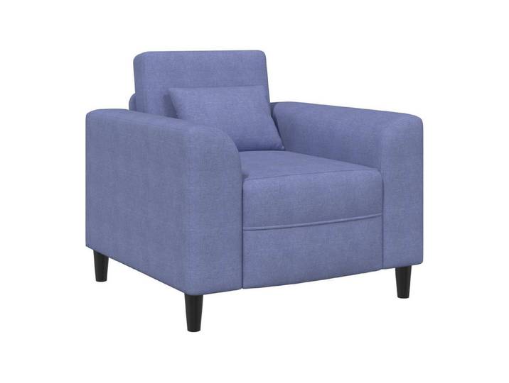 vidaXL Sessel Sessel Jeans blau Stoff (1-St)