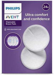 Philips Avent Discos Absorventes Descartáveis Amamentação 24 un