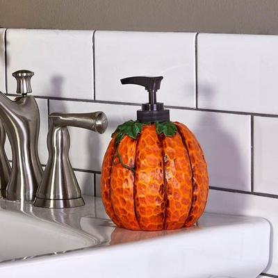 Saturday Knight Ltd Hello Pumpkin Lotion Soap Dispenser Orange , Orange
