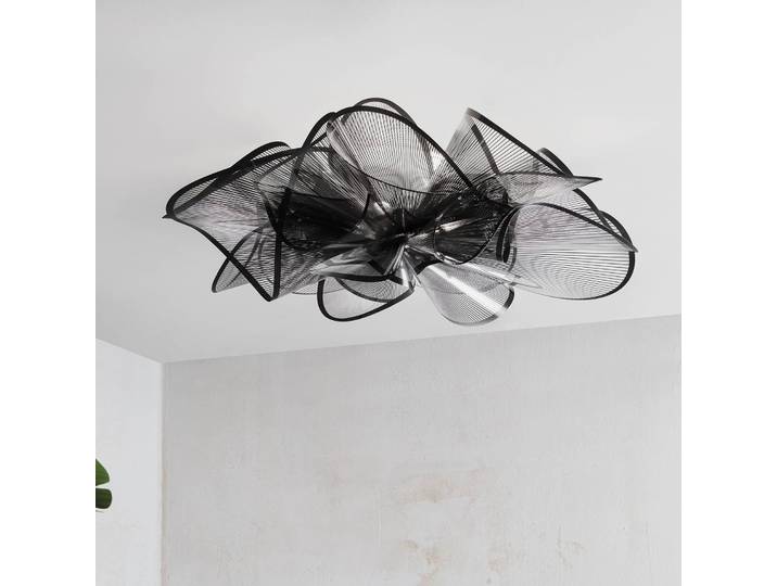 Slamp LED Deckenlampe La Belle Étoile Ceiling/Wall, dimmbar, schwarz, für Wohn- / Esszimmer, Kunststoff, Design, LED Deckenleuchte