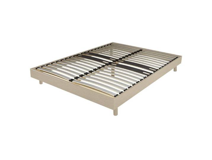 DREAMKIT - Sommier à Assembler 140x190 Finition Chêne Clair